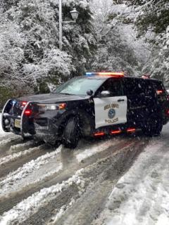 Police in Snow