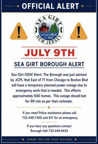 Temporary Power Outage