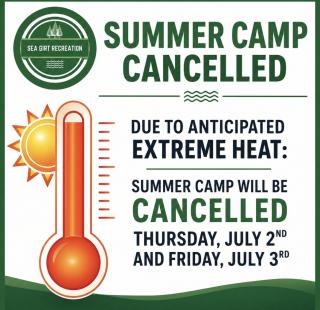 Summer Camp Cancelled